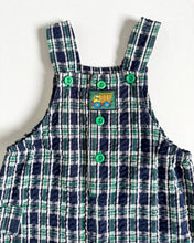 Load image into Gallery viewer, Vintage Sesame Street Elmo Seersucker Short Overall 3-6M (60-65cm)
