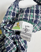 Load image into Gallery viewer, Vintage Sesame Street Elmo Seersucker Short Overall 3-6M (60-65cm)
