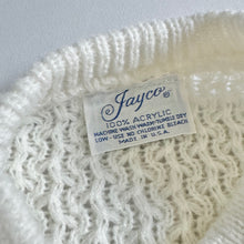 Load image into Gallery viewer, Vintage Jayco White Knit Poncho Sweater 5/6T (100-115cm)
