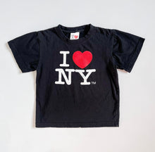 Load image into Gallery viewer, USED I LOVE NY (Official) T-shirts Black 5/6 (110-120cm)
