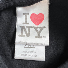 Load image into Gallery viewer, USED I LOVE NY (Official) T-shirts Black 5/6 (110-120cm)
