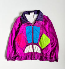 画像をギャラリービューアに読み込む, Vintage Purple Neon Nylon Jacket 5T (110cm)

