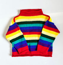 Load image into Gallery viewer, Vintage Handmade Striped Sweater Youth M/8 (130-135cm)
