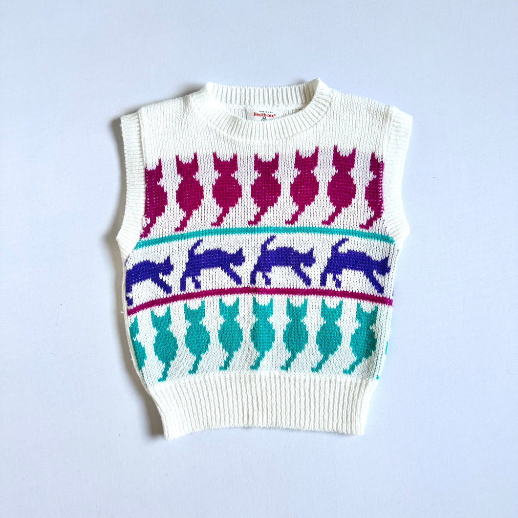 Vintage Health-Tex Kitten Knit Vest 6 (120cm)