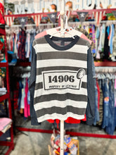 画像をギャラリービューアに読み込む, Vintage 1989 Jail Striped Long Sleeve Tee Kids 6 (110-120cm)
