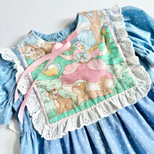 画像をギャラリービューアに読み込む, Vintage Bib Jumpsuit Pastel Blue Approx 12M (70-75cm)
