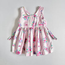 Load image into Gallery viewer, Vintage OshKosh B’gosh Floral×Striped Dress Pink 18M (75-80cm)
