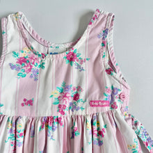 Load image into Gallery viewer, Vintage OshKosh B’gosh Floral×Striped Dress Pink 18M (75-80cm)
