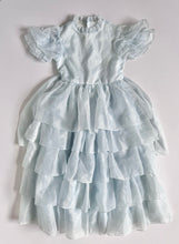 画像をギャラリービューアに読み込む, Vintage Martha’s Miniature were fussy Sheer Frill Dress Pastel Blue 4T (100cm)
