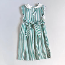 画像をギャラリービューアに読み込む, Used Two Silly Kids Striped/Caterpillar Smocked Dress 5 (100-110cm)
