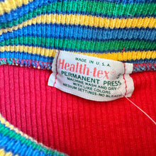 画像をギャラリービューアに読み込む, Vintage Health-Tex Rainbow Turtleneck Dress Red 2/3T (90-100cm)
