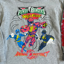 画像をギャラリービューアに読み込む, USED Power Rangers 2002 “Wild Force” T-shirts Gray 4/5T (100-105cm)
