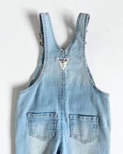 Load image into Gallery viewer, USED OshKosh Denim/Pink Floral Overall  4T (100cm)
