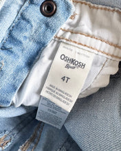 Load image into Gallery viewer, USED OshKosh Denim/Pink Floral Overall  4T (100cm)

