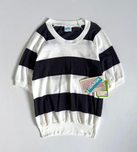 Load image into Gallery viewer, Vintage New Wrangler Black/White Striped Shirts Kids 10 (140-150cm)
