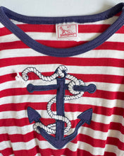Load image into Gallery viewer, Vintage Buster Brown Anchor/Striped Dress 4T (100cm)
