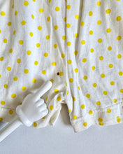 Load image into Gallery viewer, Vintage Yellow Dots/Flower Rompers 3T (95-100cm)
