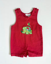 Load image into Gallery viewer, Vintage Turtle Appliqué Rompers 18M (80cm)
