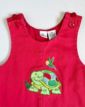 Load image into Gallery viewer, Vintage Turtle Appliqué Rompers 18M (80cm)
