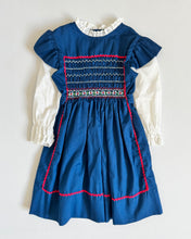 Load image into Gallery viewer, Vintage Polly Flinders Blue Dress 6 (115-120cm)
