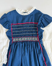 Load image into Gallery viewer, Vintage Polly Flinders Blue Dress 6 (115-120cm)
