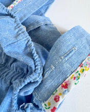 Load image into Gallery viewer, Vintage Blue/Floral Jumpsuit 4T (95-100cm)
