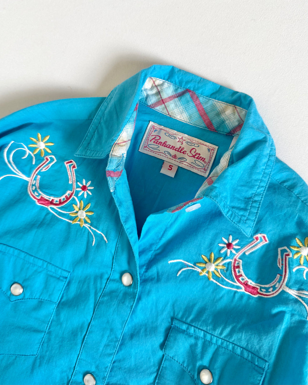 Vintage Horse Shoe Western Shirts Kids 6 (110-120cm)