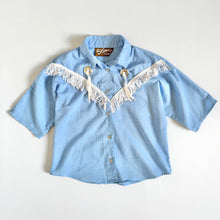 画像をギャラリービューアに読み込む, Vintage Fringe Tassels  Dolman Sleeve Shirts Kids 7 (120cm)
