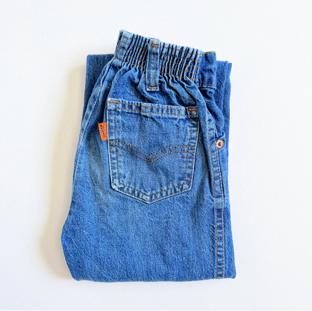 Vintage Levi’s 512 Slim  ‘80s (1983) Orange Tab Jeans 6 (110cm)