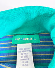 Load image into Gallery viewer, Vintage Gymboree Striped Turtleneck Green Kids L 5/6 (110-120cm)

