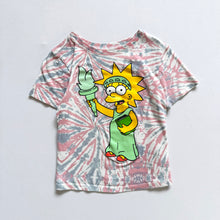 Load image into Gallery viewer, USED Simpsons Lisa Tie-Dye T-shirt 4T (95-100cm)
