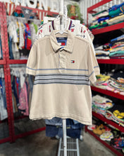 Load image into Gallery viewer, Vintage Y2K Tommy Hilfiger Beige Striped Polo Shirts 5T (110cm)
