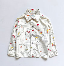 Load image into Gallery viewer, Vintage Maps Long Sleeve Shirts 4T (100cm)
