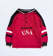 Load image into Gallery viewer, ヴィンテージ Team USA オリンピック ポロ生地シャツ (100cm)
