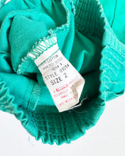 Load image into Gallery viewer, Vintage Turquoise Jogger Pans 2T (85-90cm)
