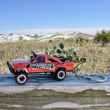 Load image into Gallery viewer, HotWheels ‘73 Jeep J10 “Baja Blazers” Custom Keychain
