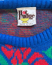 Load image into Gallery viewer, Vintage Chocolate Fudge Rose Sweater 6/7 (120-125cm)
