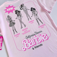 Load image into Gallery viewer, New Retro Barbie “California Dream”  T-Shirts Pink Woman’s S/M/L
