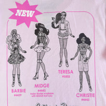 Load image into Gallery viewer, New Retro Barbie “California Dream”  T-Shirts Pink Woman’s S/M/L
