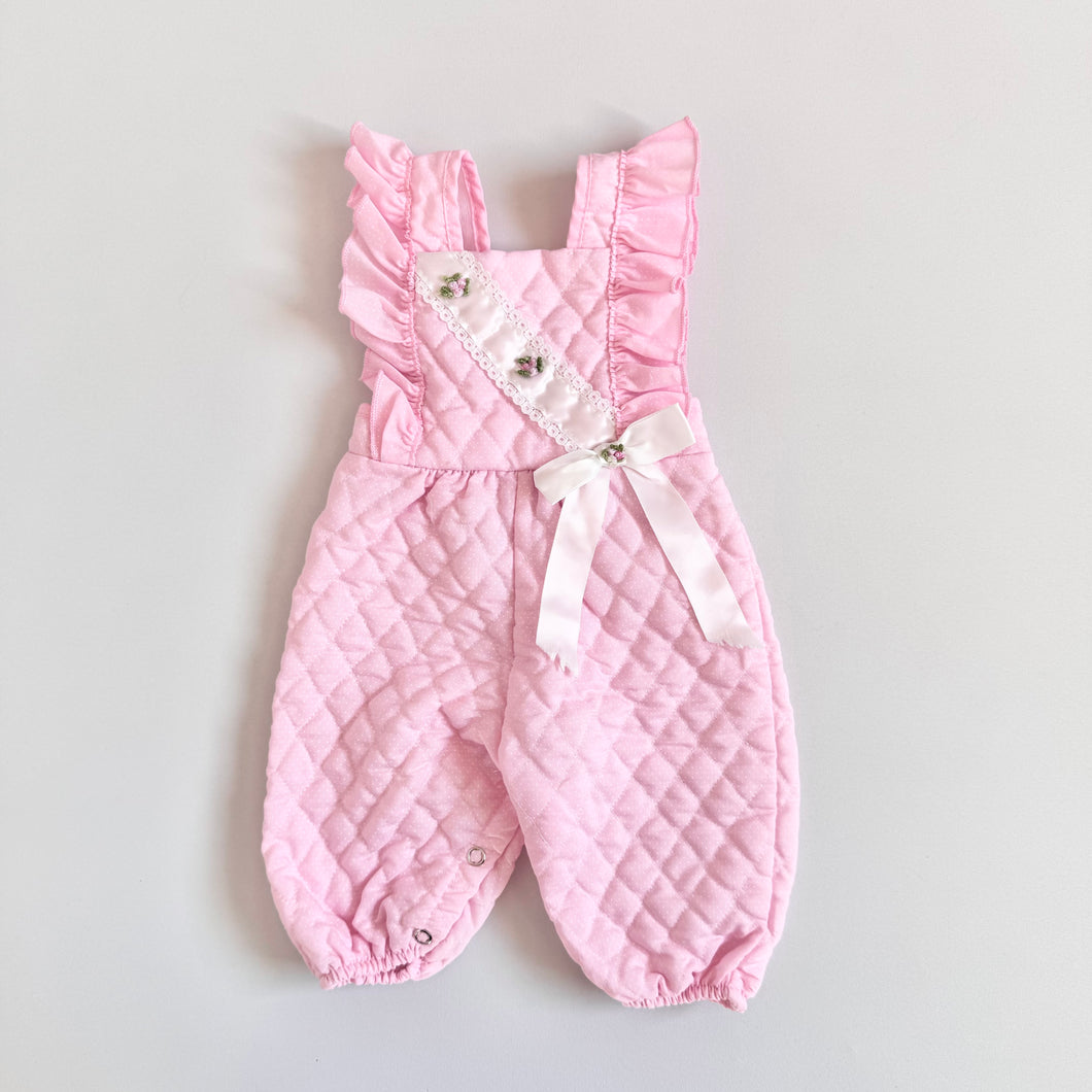 Vintage Quilting Rompers Patel Pink 0-6M (-60cm)