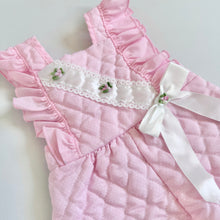 画像をギャラリービューアに読み込む, Vintage Quilting Rompers Patel Pink 0-6M (-60cm)
