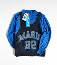 画像をギャラリービューアに読み込む, Vintage NBA Orlando Magic Shaquille O'Neal #32 Long Sleeve T-shirt Kids 7 (115cm)
