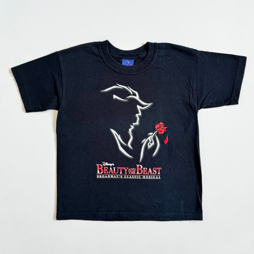 Vintage Disney Beauty And The Beast T-Shirt Kids S (120cm)