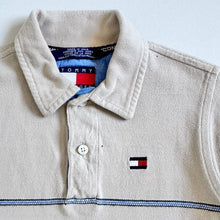 Load image into Gallery viewer, Vintage Y2K Tommy Hilfiger Beige Striped Polo Shirts 5T (110cm)
