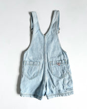 Load image into Gallery viewer, Vintage GUESS Light Washed Denim Short Overall 4Y (100-110cm)
