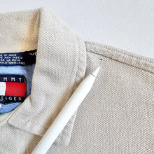 Load image into Gallery viewer, Vintage Y2K Tommy Hilfiger Beige Striped Polo Shirts 5T (110cm)
