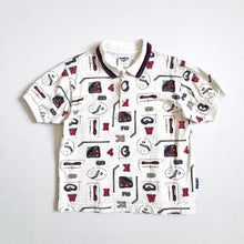 Load image into Gallery viewer, Vintage OshKosh B’gosh Hockey AOP Shirts Kids 6 (110-115cm)
