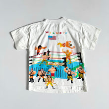 画像をギャラリービューアに読み込む, Vintage Wrestling AOP T-shirt &amp; Short Pants Set Kids 6 (115cm)
