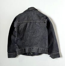 画像をギャラリービューアに読み込む, Vintage Levi’s Orange Tab Black Jean Jacket Kids 7 (120-125cm)
