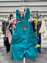 画像をギャラリービューアに読み込む, Vintage New Disney Little Mermaid Teal Short Overall Youth L (140-150cm)

